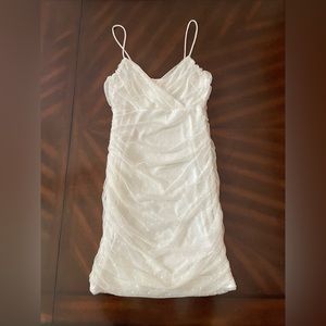 White Blue Blush Dress